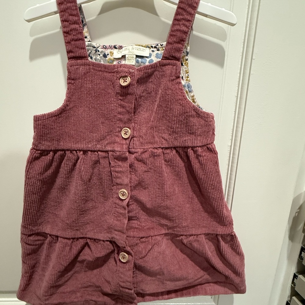 Chelsea & Violet Kids Dress in Mauve and Floral